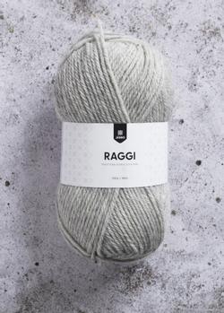 Järbo GARN Raggi Light-Gray 1549,  100g (634-1549)