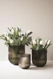 dbkd Vase Simple Stripe Brun Ø16xH18 (402-20221502b)
