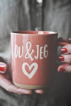 Trend Design Krus " Du-&-Jeg" Orange