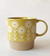 Trend Design Marie Krus Retro Blomst Gul