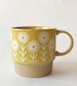 Trend Design Marie Krus Retro Blomst Gul (298-127347)