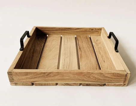 Trend Design Trebrett med håndtak 38x38