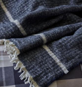 Halvor Bakke Chamonix Pledd Blå 130x200 (479-118233)