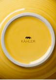 Kähler Colore Skål Ø19 Gul (521-690643)