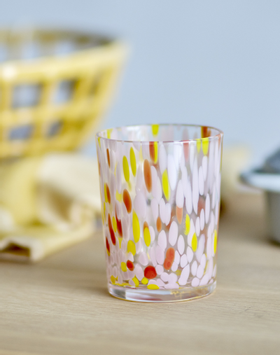 Bloomingville Lilya Glass Rosa 335ml H10,5