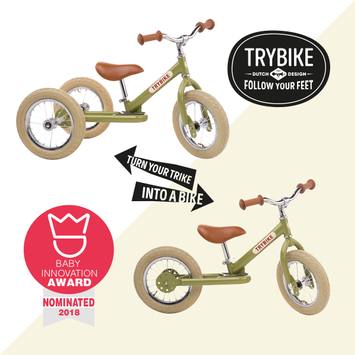 Trybike 3-Hjuls Løpesykkel Vintage-Creme (371-30TBS-3-CRE-VIN)