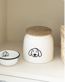 Ib Laursen Oppbevaringskrukke Hund Hvit 2.2L (171-04897-11)