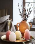 Affari Easter Egg Candles Ivory H12 (483-902-720-27)