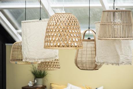 Ib Laursen Taklampe Bambus H37, 5 (171-3837-14)