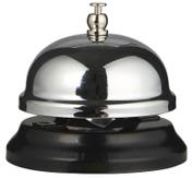 Ib Laursen Ringeklokke Resepsjonsklokke Blank (171-5034-00)