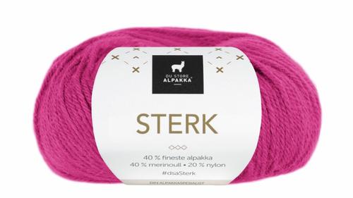 Du Store Alpakka Garn Sterk Mørk-Rosa 825,  50g (773-312-825)
