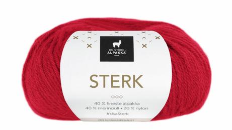 Du Store Alpakka Garn Sterk Rød 828,  50g (773-312-828)