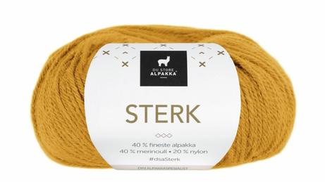 Du Store Alpakka Garn Sterk Gull-Gul 835, 50g