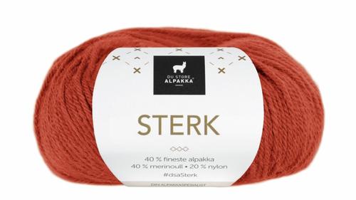 Du Store Alpakka Garn Sterk Brent-Oransje 842,  50g (773-312-842)