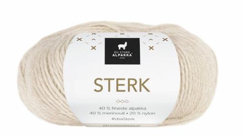 Du Store Alpakka Garn Sterk Lys-Beige-Melert 845,  50g (773-312-845)