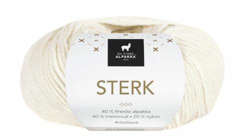 Du Store Alpakka Garn Sterk Hvit 851,  50g (773-312-851)
