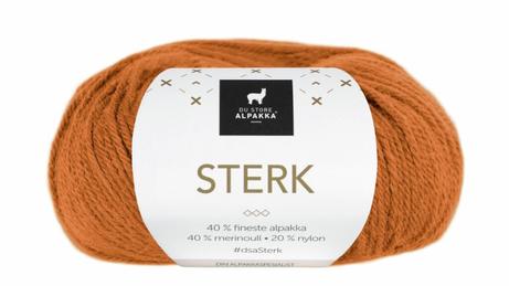 Du Store Alpakka Garn Sterk Safrangul 858, 50g