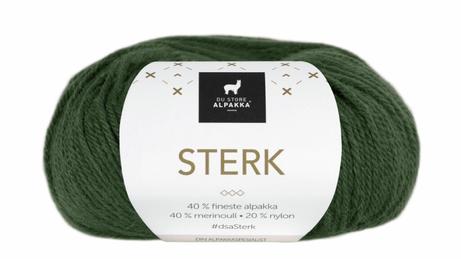 Du Store Alpakka Garn Sterk Flaskegrønn 860, 50g