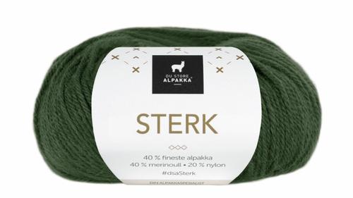Du Store Alpakka Garn Sterk Flaskegrønn 860,  50g (773-312-860)