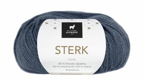 Du Store Alpakka Garn Sterk Mørk-Gråblå 861,  50g (773-312-861)