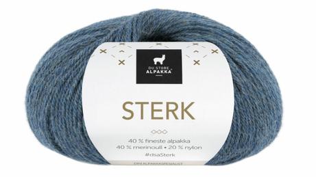 Du Store Alpakka Garn Sterk Denim-Melert 885,  50g (773-312-885)