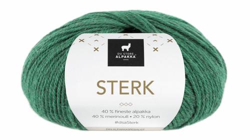 Du Store Alpakka Garn Sterk Grønn-Melert 888,  50g (773-312-888)