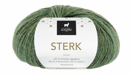 Du Store Alpakka Garn Sterk Oliven-Melert 889,  50g (773-312-889)