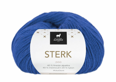 Du Store Alpakka Garn Sterk Kongeblå 904, 50g
