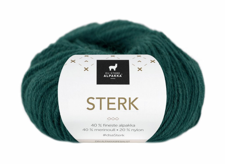 Du Store Alpakka Garn Sterk Gran-Grønn 906,  50g (773-312-906)