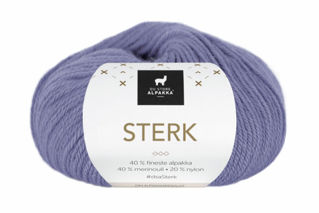 Du Store Alpakka Garn Sterk Lilac 909,  50g (773-312-909)