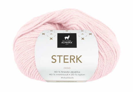 Du Store Alpakka Garn Sterk Lys-Rosa 910, 50g