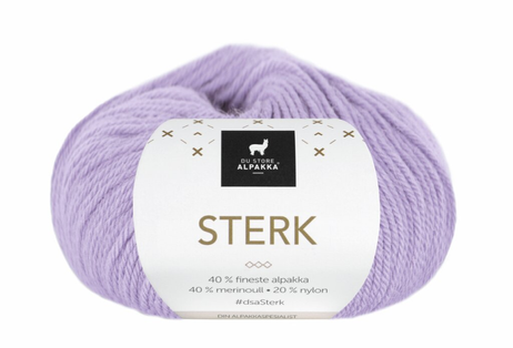 Du Store Alpakka Garn Sterk Lys-Lavendel 912, 50g