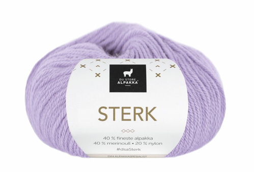 Du Store Alpakka Garn Sterk Lys-Lavendel 912,  50g (773-312-912)