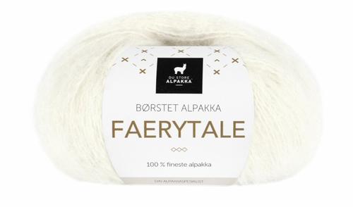 Du Store Alpakka Garn Faerytale Hvit 702,  50g (773-304-702)