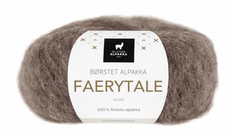 Du Store Alpakka Garn Faerytale Mørk-Gråbrun 726, 50g