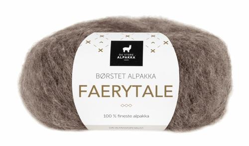 Du Store Alpakka Garn Faerytale Mørk-Gråbrun 726,  50g (773-304-726)