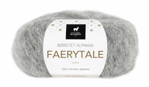 Du Store Alpakka Garn Faerytale Lys-Grå-Melert 732,  50g (773-304-732)