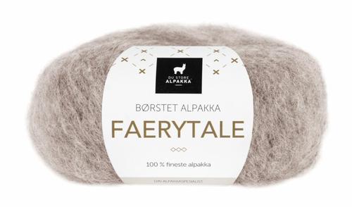 Du Store Alpakka Garn Faerytale Lys-Gråbrun-Melert 758,  50g (773-304-758)