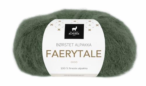 Du Store Alpakka Garn Faerytale Mørk-Olivengrønn 761,  50g (773-304-761)