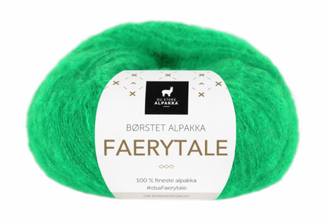 Du Store Alpakka Garn Faerytale Skarp-Grønn 802, 50g