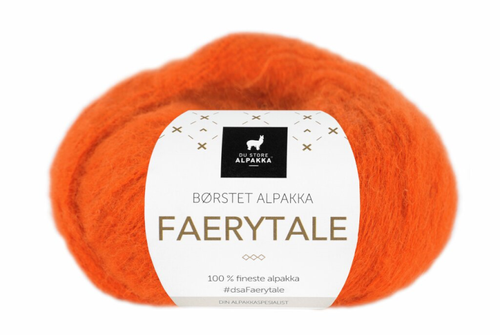 Du Store Alpakka Garn Faerytale Oransje 806,  50g (773-304-806)