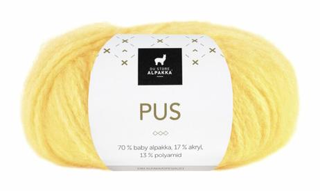 Du Store Alpakka Garn Pus Gul 4008, 50g