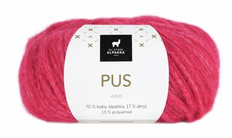 Du Store Alpakka Garn Pus Rød 4018, 50g