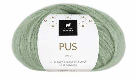 Du Store Alpakka Garn Pus Støvet-Jadegrønn 4040, 50g