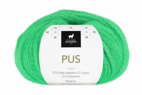 Du Store Alpakka Garn Pus Skarp-Grønn 4055,  50g (773-309-4055)