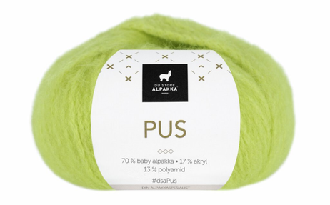 Du Store Alpakka Garn Pus Pæregrønn 4056, 50g
