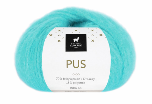 Du Store Alpakka Garn Pus Turkis 4057,  50g (773-309-4057)