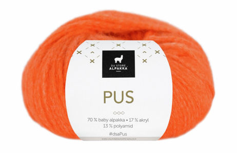 Du Store Alpakka Garn Pus Oransje 4059, 50g