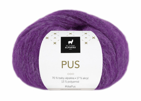Du Store Alpakka Garn Pus Purpur 4060,  50g (773-309-4060)