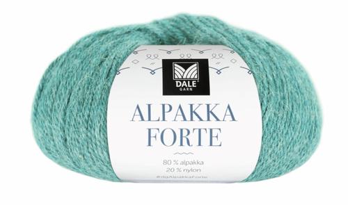Dale Garn Alpakka Forte Lys-Sjøgrønn-Melert 713,  50g (773-226-713)